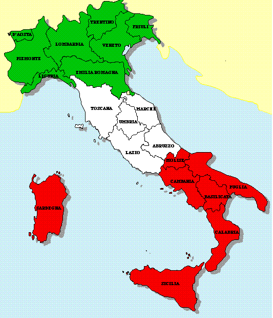 cartina italiana